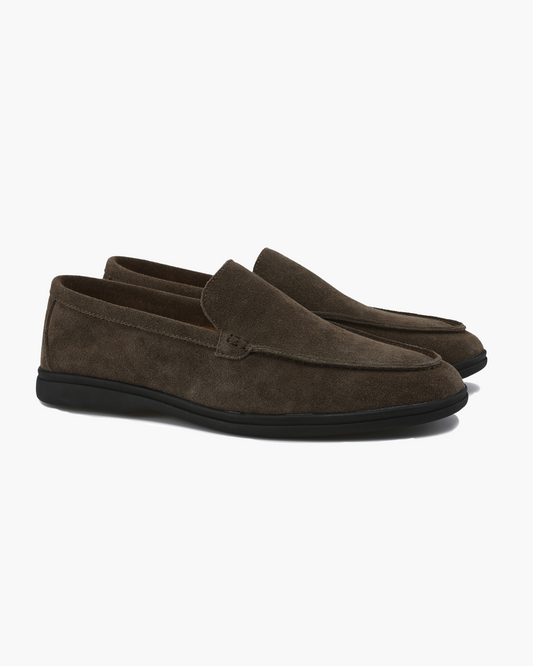 Premium Süet Loafer – Siyah Taban