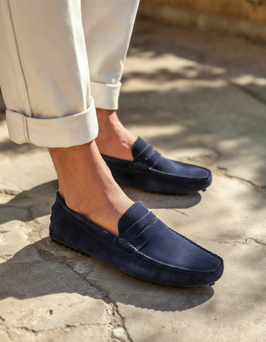 Süet Driver Loafer